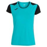 Joma - Record II - Tricot Top - Turquoise-Zwart