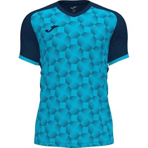 Joma - Supernova III - T-shirt - Navy Fluor Turquoise - Korte Mouwen