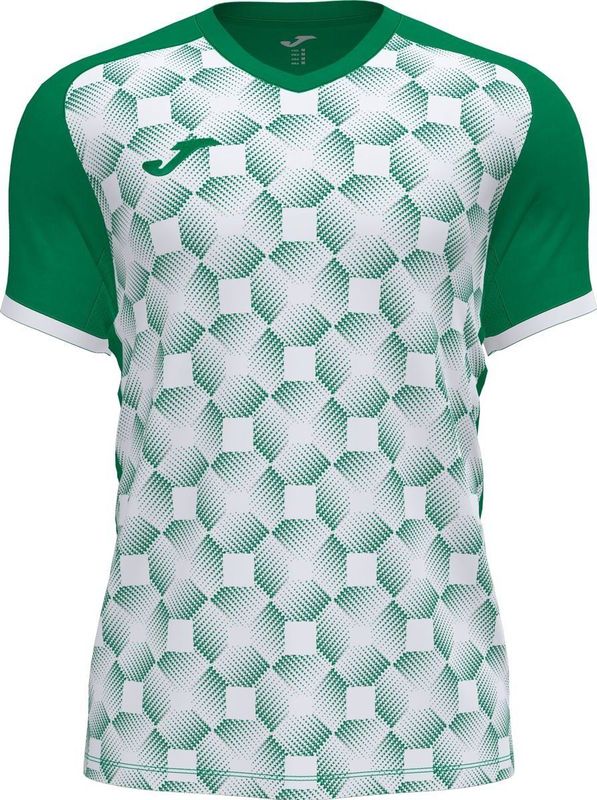 Joma Supernova III Shirt Korte Mouw Heren - Groen Wit