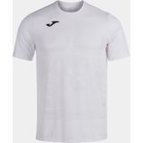 Joma - Marathon - T-shirt - Blauw - Polyester/Spandex - Korte Mouwen