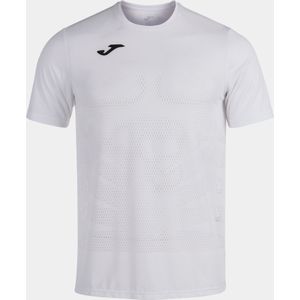 Joma - Marathon - T-shirt - Blauw - Polyester/Spandex - Korte Mouwen