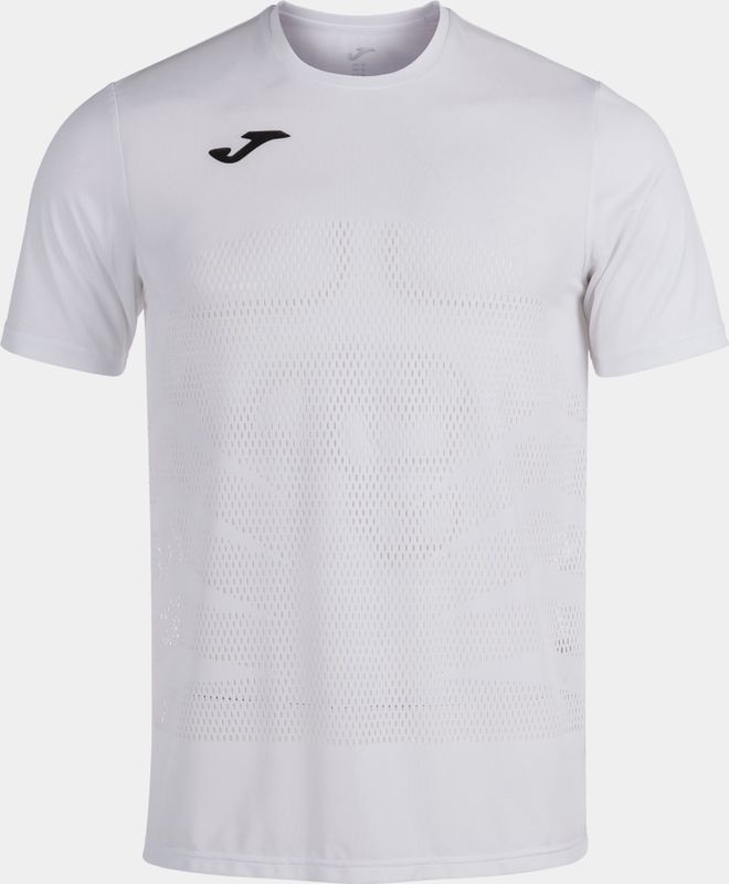 Joma - Marathon - T-shirt - Blauw - Polyester/Spandex - Korte Mouwen