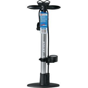 Car Plus Fietspomp Met Manometer Staal 58 Cm Zilver/zwart