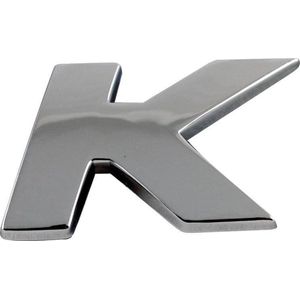 Sumex Plakletter K Chroom 25 X 15 Mm Per Stuk