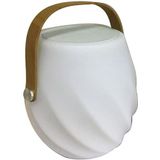 Bluetooth Luidspreker - Wit - Pixie - 18 x 18 x 26 cm - Met LED Licht