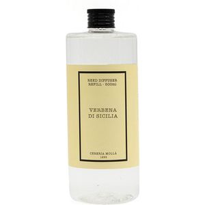 Cereria Mollà 1899 Refill XL Navulling Verbena di Sicilia voordeelverpakking 500ml inclusief 24 geurstokjes