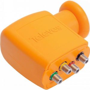 Televes Quattro LNB-omvormer (Quattro LNB, 40 mm), LNB