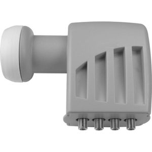 Televes Preisner SP44EN 10,7 (Quattro LNB, 40 mm), LNB, Grijs
