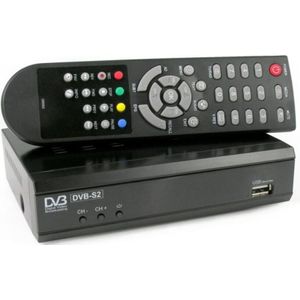 Televes HD1 SAT ontvanger FTA HD, TV-ontvanger, Zwart