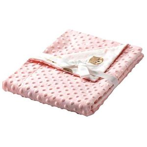Textiles Mora Babydeken Dubidu - Mini wieg 80 x 110 cm - roze - dekens unisex