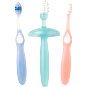 Saro - Baby Toothbrushes - Tandenborstels - 3 Stuks