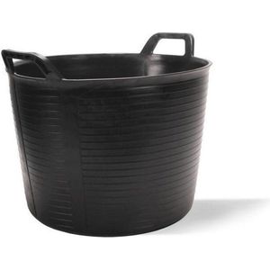 Schwarzer Kunststofftrog 40L Rubi 88773