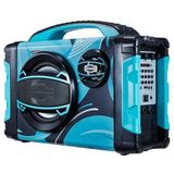 Brigmton - BBOX-2 - Luidspreker - Blauw - Bluetooth - Inclusief Microfoon