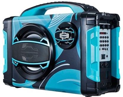 Brigmton - BBOX-2 - Luidspreker - Blauw - Bluetooth - Inclusief Microfoon