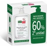 EMULSIÃ""N SIN JABÃ""N Baño Promo Gel 2 x 750 ml