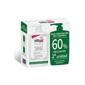 Sebamed Pack Duplo Lait Corps Hydratant pour Peaux Normales Sensibles 2 x 750 ml, Paie 40% pour le Deuxième Produit