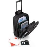Gabol - Piloto Roma - handbagage laptop rugzaktrolley - zwart