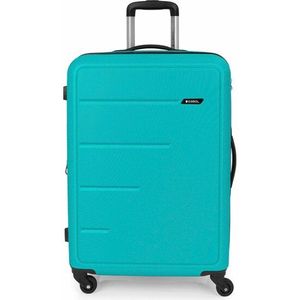 Gabol Future Medium Trolley Expandable turquoise Harde Koffer