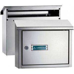 ARREGUI V4077 - Doorwerpbrievenbus - Roestvrij Staal - Maat M (DIN A4)