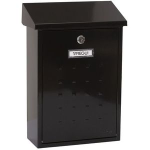 Brievenbus - RVS - Antraciet - Met Klep