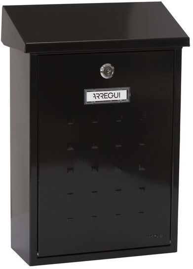 Brievenbus - RVS - Antraciet - Met Klep