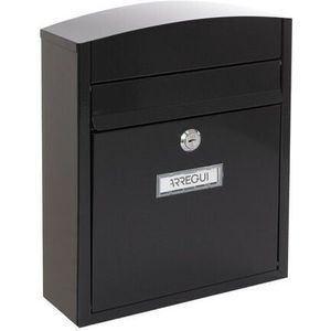 ARREGUI - E5734 - Brievenbus - Zwart - Verzinkt Staal - DIN A5 Post