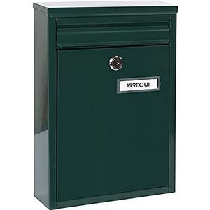 ARREGUI - Zaguán E5753 - Brievenbus - Groen - Verzinkt Staal - Formaat S (DIN A5 Post)