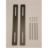 ARREGUI C-015 Bevestigingsset - Zwart - Staal - Voor Brievenbussen