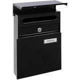 ARREGUI - E6804 - Brievenbus - Zwart - Staal