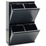 Inbouwprullenbak - RVS - 15 Liter