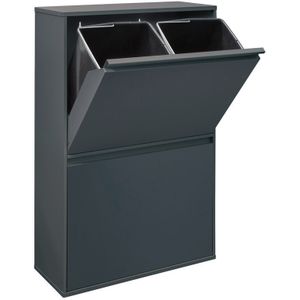 Inbouwprullenbak - RVS - 15 Liter