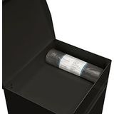 ARREGUI - Top CR226-B - Stalen Afval- en Recyclingbak - Zwart - 2 x 17 L