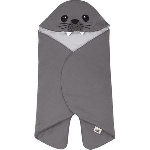 Baby Bites - Zeehondje Grijs - Slaapzak / Dekentje - Baby 1-6maanden