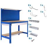 Simonrack Werkbank-Set SIMONWORK BT3 BOX blau 1 Schublade 151,0 x 61,0 x 144,5 cm
