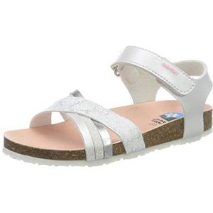 Pablosky Meisjes 483800 sandalen met open teen, Wit Blanco 483800, 30 EU