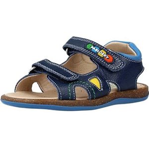 Pablosky 017025 Platte sandalen voor jongens, blauw, 21 EU