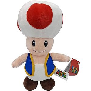 Super Mario-Kong-Luigi-Toad-Yoshi, pluche, zacht speelgoed, 5 figuren beschikbaar. (Toad: 32 cm)