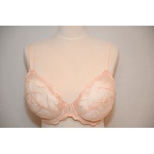 Selmark Lingerie Amanay BH - niet voorgevormd - A-E cup - zalm roze - maat C 90