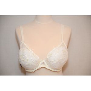 Selmark Lingerie Amanay BH - niet voorgevormd - A-E cup - creme - maat E 75