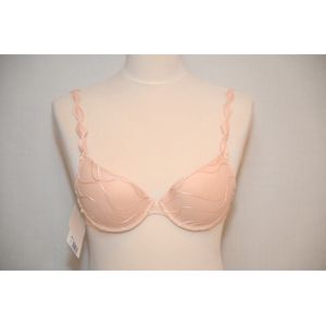 Selmark Lingerie Amanay BH - push up - A-E cup - zalm roze - maat B 75
