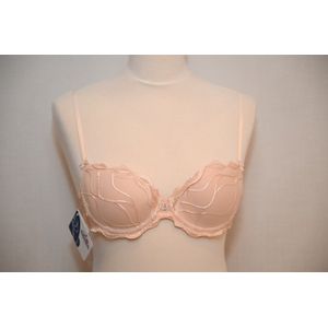 Selmark Lingerie Amanay BH - voorgevormd - A-E cup - zalm roze - maat B 70