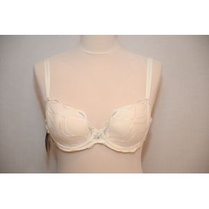 Selmark Lingerie Amanay BH - voorgevormd - A-E cup - creme - maat C 70