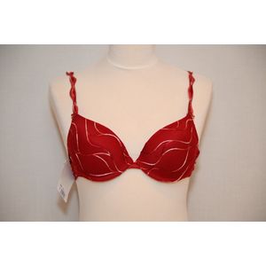 Selmark Lingerie Amanay BH - push up - A-E cup - rood - maat B 75
