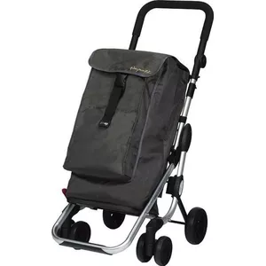 Relaxdays boodschappentrolley met koelvak, afneembare tas, opvouwbaar
