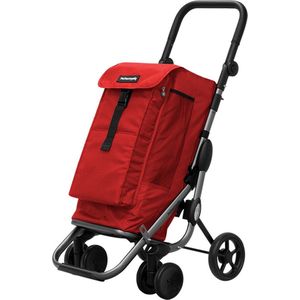 Playmarket Boodschappenwagen / Boodschappentrolley - Inklapbaar - Go Up Premium - Rood