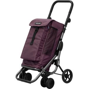 Playmarket Boodschappenwagen / Boodschappentrolley - Inklapbaar - Go Up Premium - Paars