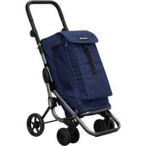 Playmarket Go Up Premium Boodschappentrolley blauw