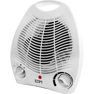 EDM Ventilatorkachel thermostaat wit 2000W - 8676011