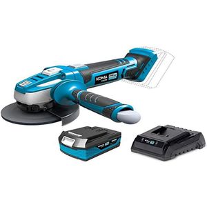 Enzo Koma tools accu haakse slijpmachine | 4.0Ah | 20V | 115mm |  Incl. 1x accu en koffer - 6490160