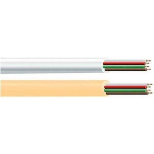 EDM - C01 - Kabel - Wit - Textiel - 5 m